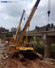 XCMG Construction machinery XGC55T 50 ton mobile telescopic crawler crane for sale