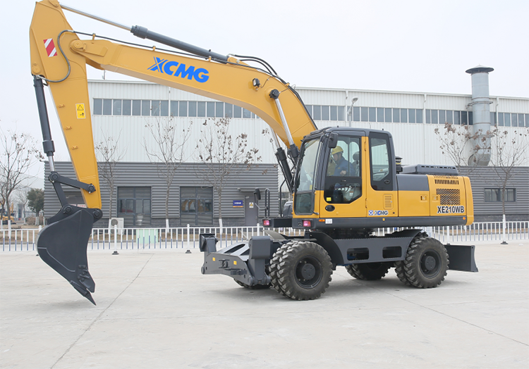 XCMG official 21 ton Wheel Excavator XE210WB for sale