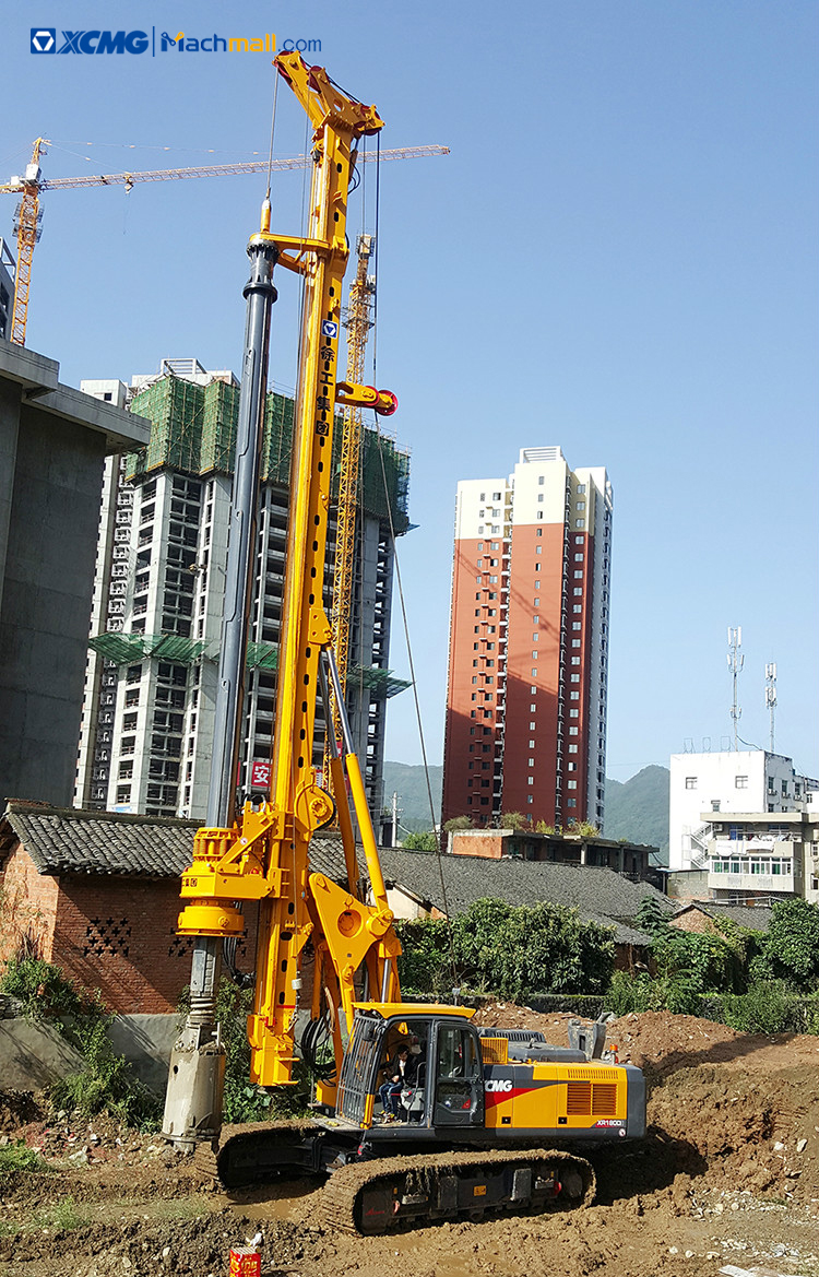 180kN XCMG crawler hydraulic rotary drilling rig XR150DIII for sale