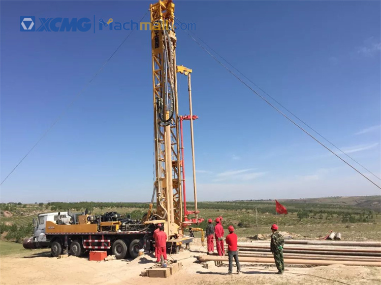 XCMG Manufacturer Trailer Mounted Water Well Drilling Rig for Geothermal Energy Exploitation