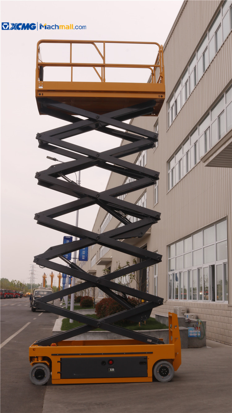 10m XCMG electric scissor lift platform XG1012DC for sale