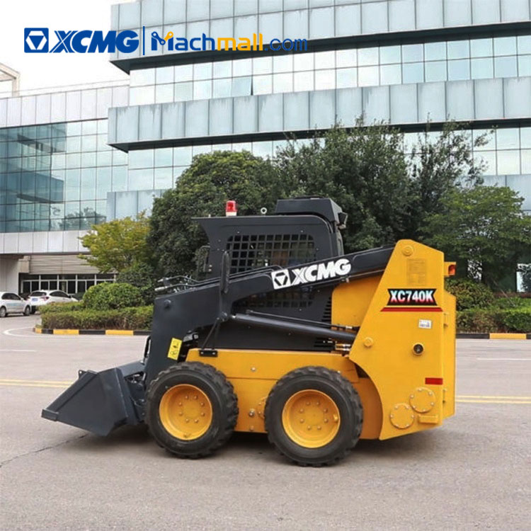 XCMG Official mini loader skid steer XC740 cheap mini skid steer loader for sale