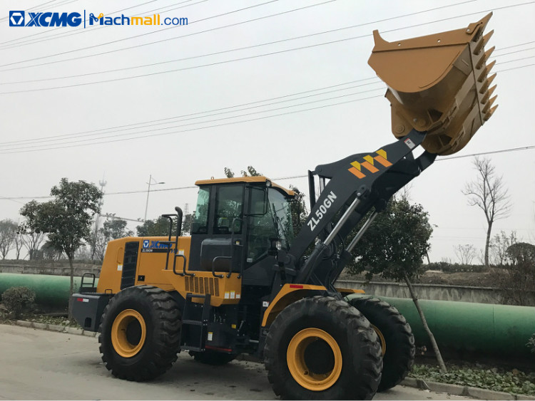 Wheel loader for sand with 4.5m3 buckets ZL50GN in Argentina