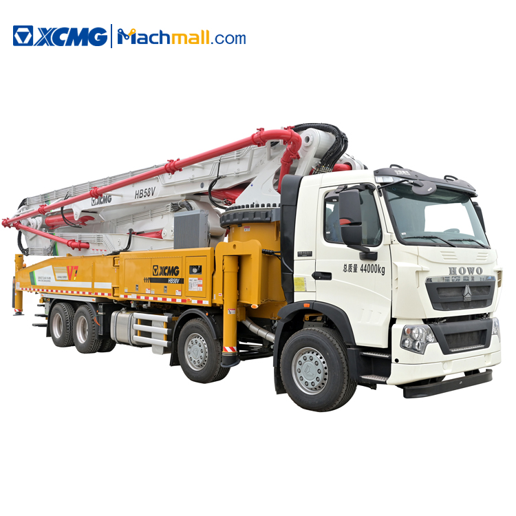 XCMG 58m HB58K new truck mounted pump concrete for sale