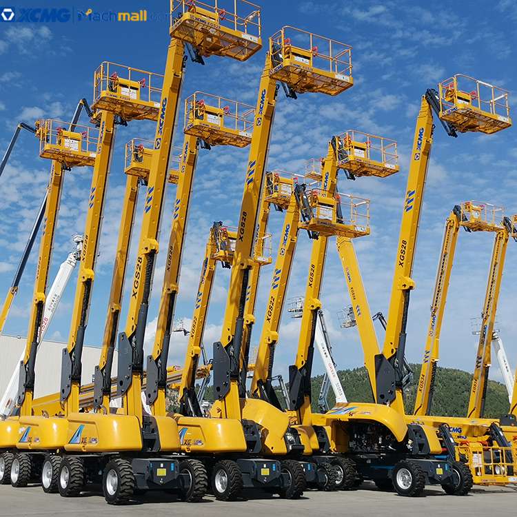 XCMG official mobile telescopic boom lift XGS28K 28m aerial working platform price