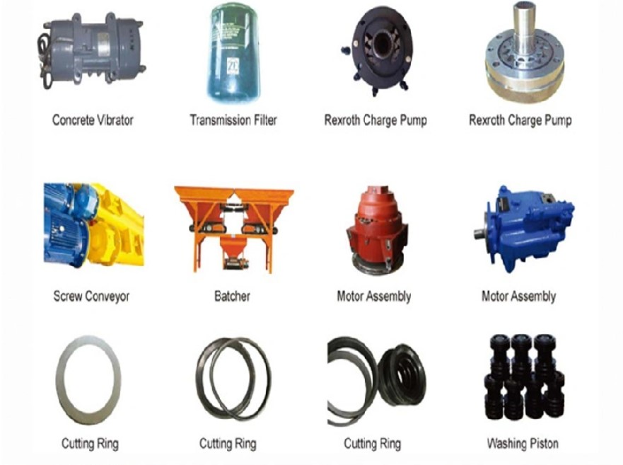 List of XCMG QY50KA truck crane consumable spare parts price