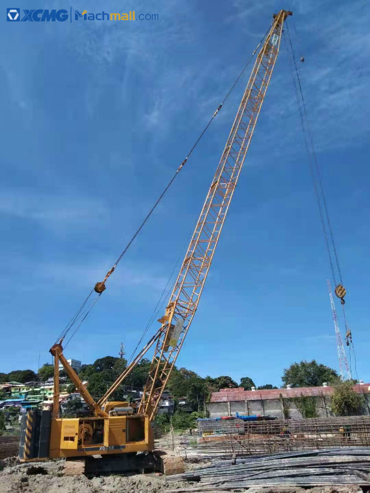 XCMG crawler mobile cranes 50 ton machine for construction price