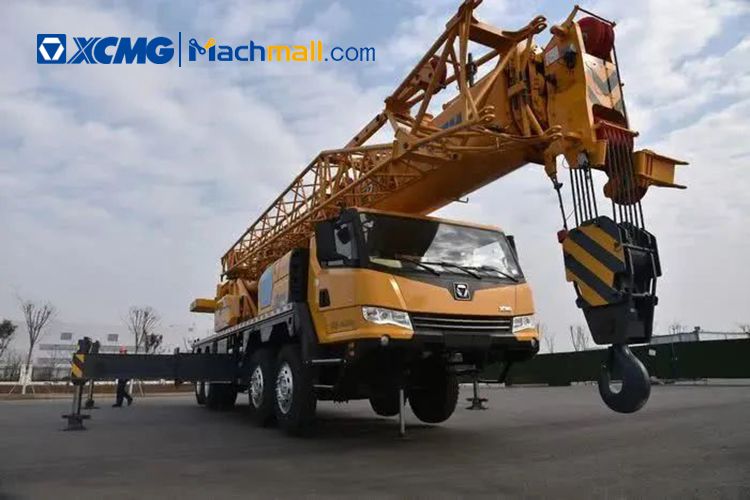 XCMG XCT60L5 5 jib 60 ton hydraulic truck cranes for sale, MACHMALL