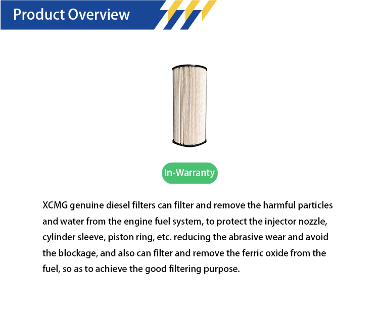 XCMG P502424 Oil filter element 800157595