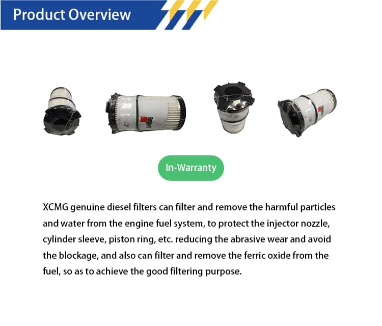 XCMG 5335504 Fuel fine filter element 800154401