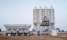XCMG Official Concrete Mixing Batch Plant HZS120V 120m3 Project Concrete Batching Plant for sale
