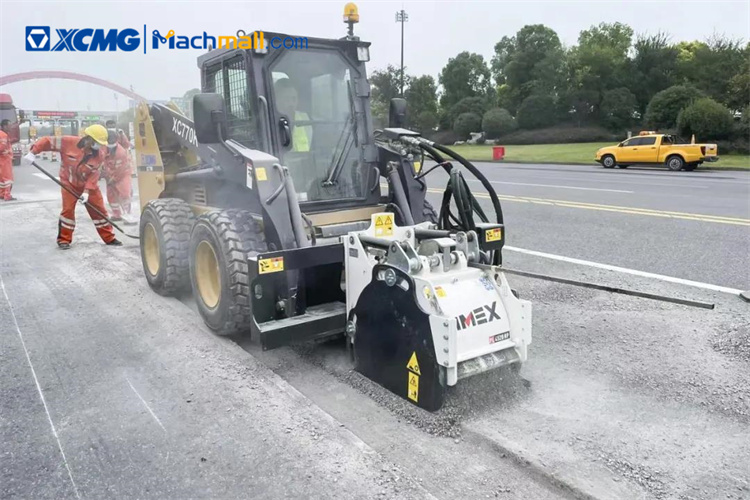 XCMG Skid Steer Loader for Asphalt Concrete Road Paving and Milling