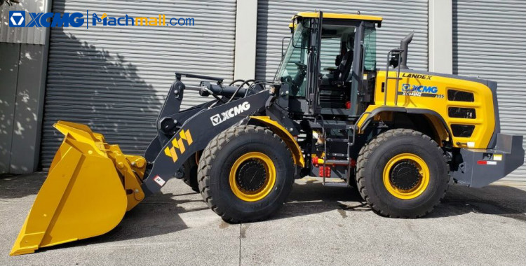 XCMG 4 ton 5 cubic 175hp wheel loader with Cummins engine