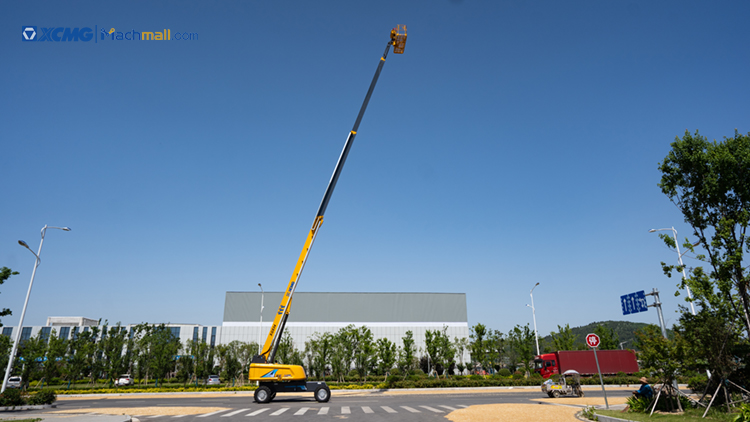 XCMG official XGS34 34m new telescopic straight arm platform boom lift for sale