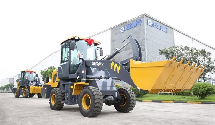 XCMG official mini wheel loader 2 ton LW160FV for sale