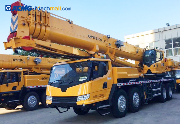 XCMG 50 ton boom arm truck cranes QY55KA_Y for sale