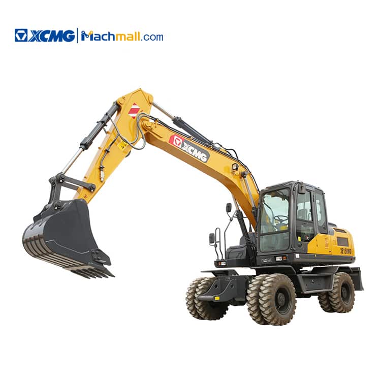 XCMG Official XE155WD 14 ton 0.58m3 China wheel excavator for sale