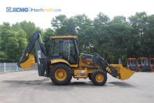 XCMG 4wd 82kw backhoe loader with post hole digger for sale