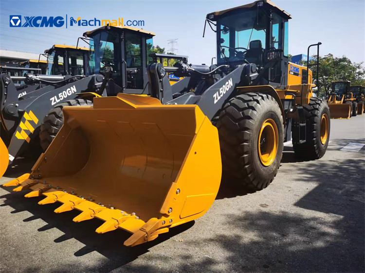 XCMG manufacturer 5 ton loader with Protective Cab Screen with good price