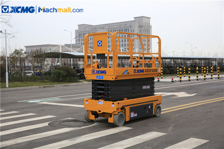 XCMG factory 12m hydraulic scissor lift XG1212HD with PDF catalog price