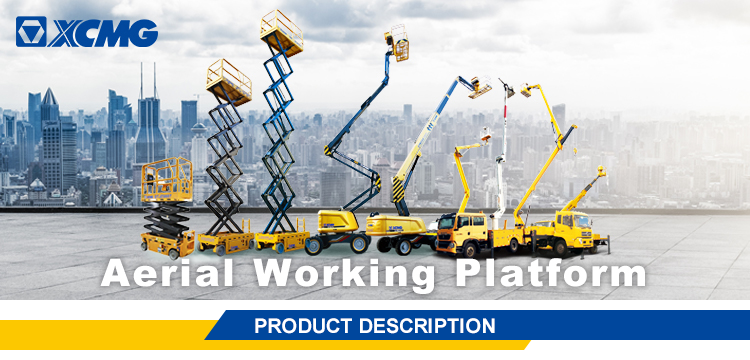 XCMG official new 16m mobile elevating work platform XG1614HD scissor lift for sale