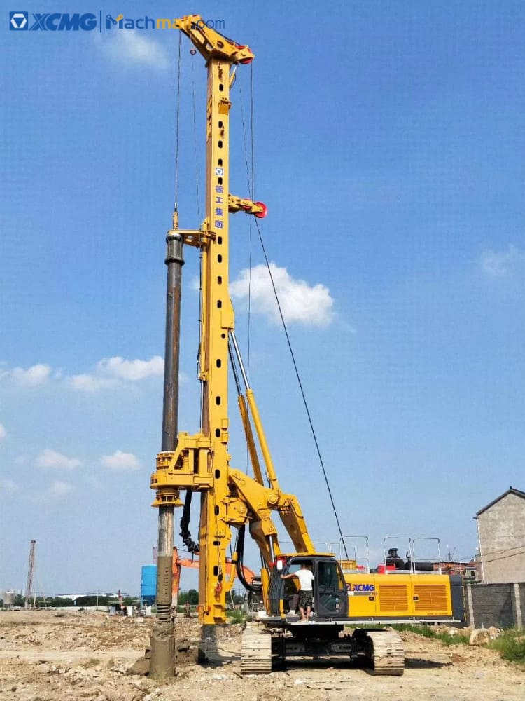 XCMG 240kn 70m Hydraulic Dual Rotary Drilling Rig Bored Pile Machine XR240E price