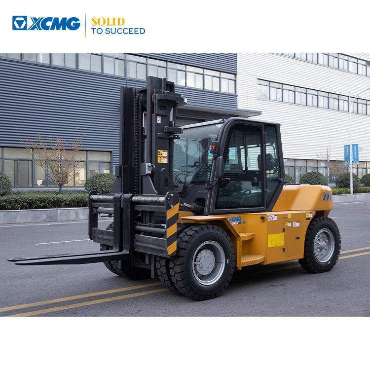 XCMG Official Xcf1006K Diesel Forklift 10 Ton Heavy Counterbalanced Forklift Truck