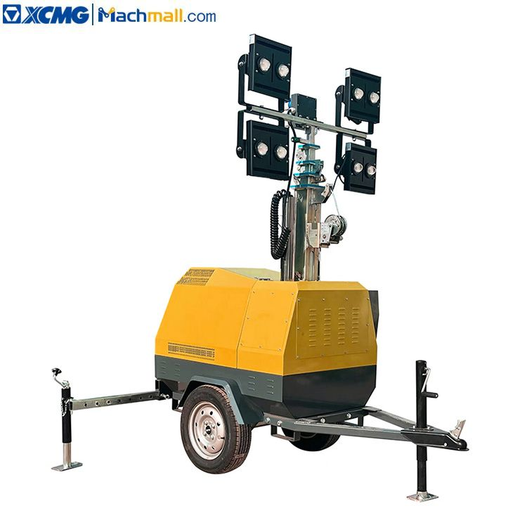 XCMG Official 7m Mobile Lighting Tower 4VA4000 Electric Generator Portable Light Tower Price