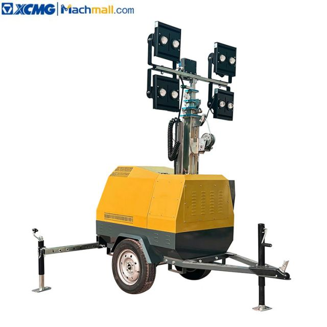 XCMG Official 7m Mobile Lighting Tower 4VA4000 Electric Generator Portable Light Tower Price