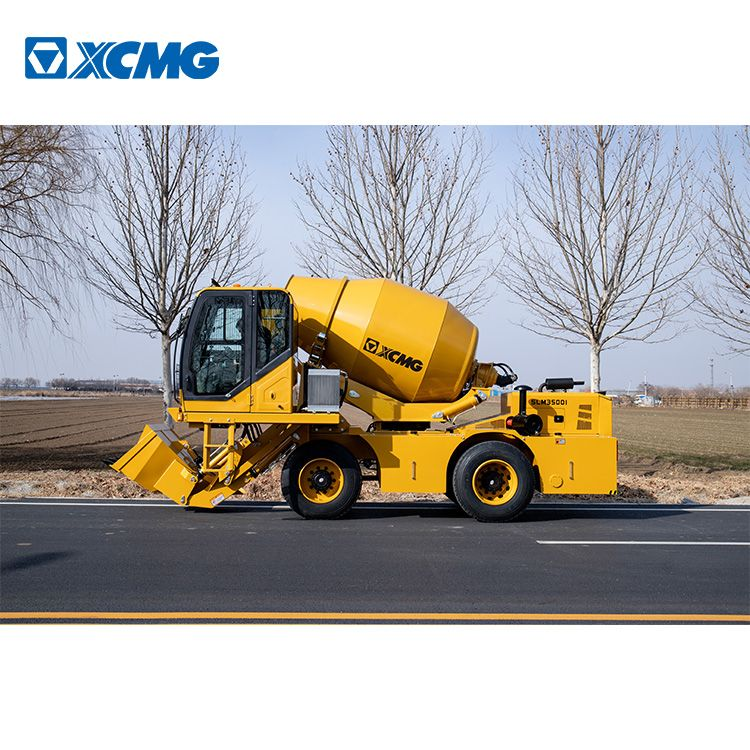 XCMG Official 3.5cmb Self Loading Concrete Mixer Truck SLM3500I Price for Sale