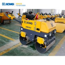 XCMG Official 800 kg Weight Small Double Drum Road Roller with High Performance XMR083 for Sale