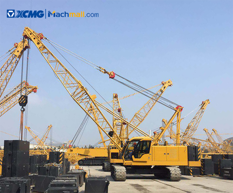 XCMG 55 ton lifting construction machinery crawler crane XGC55 price