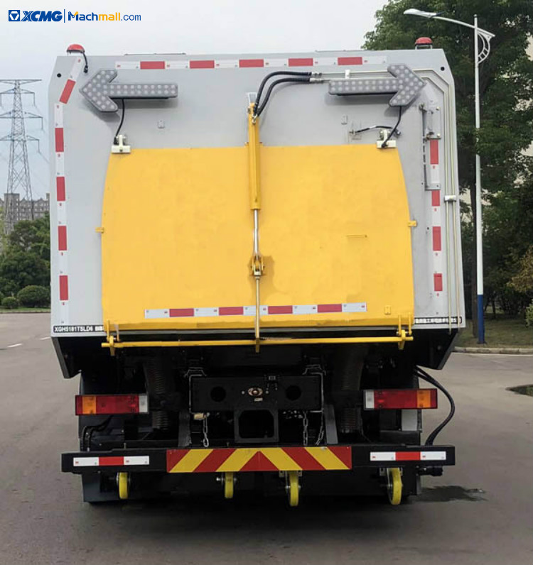 XCMG manufacturer 8 cbm dry road sweeper cleaning truck for sale