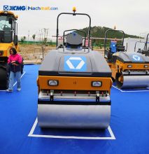 4 ton XCMG double drum road roller XMR403S price