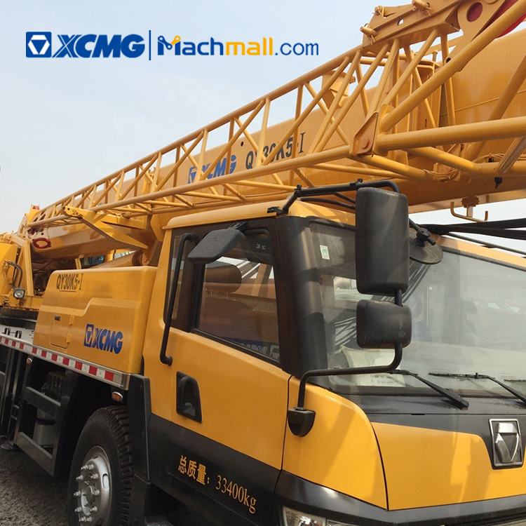 30 ton 5 jib XCMG mobile truck crane QY30K5-I price