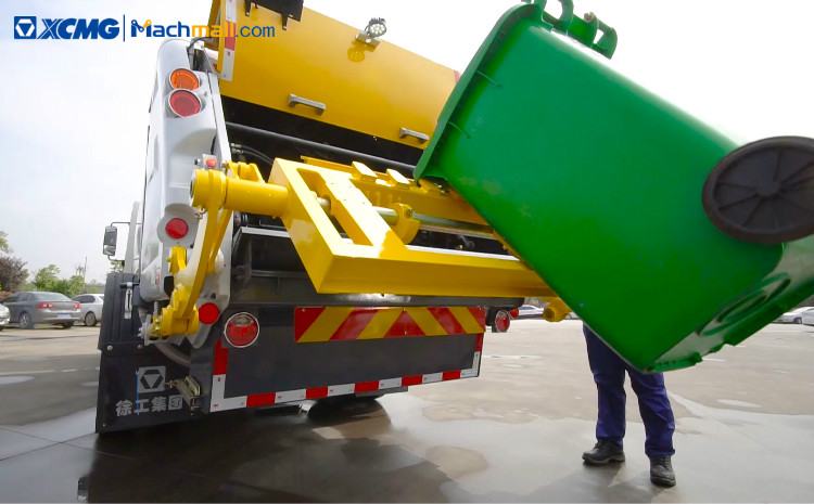 XCMG 15 cbm Compressed Garbage Truck For North American Market price