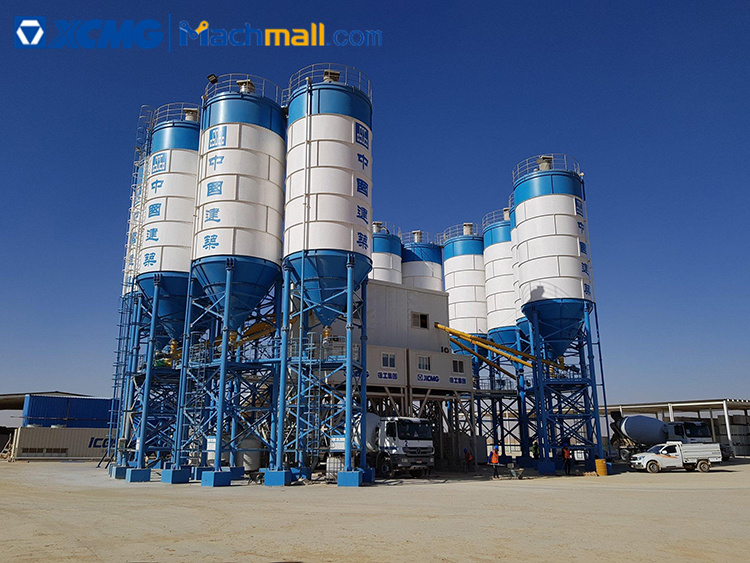 XCMG Official concrete batching plant 90 cubic meters HZS90V for sale