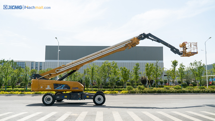 XCMG XGS50K 50m straight arm aerial work platform telescopic boom lift with 62.5kw engine price