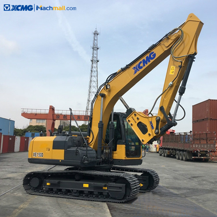 XCMG XE150E Chinese crawler excavator 15 ton with multi-functional working tools price