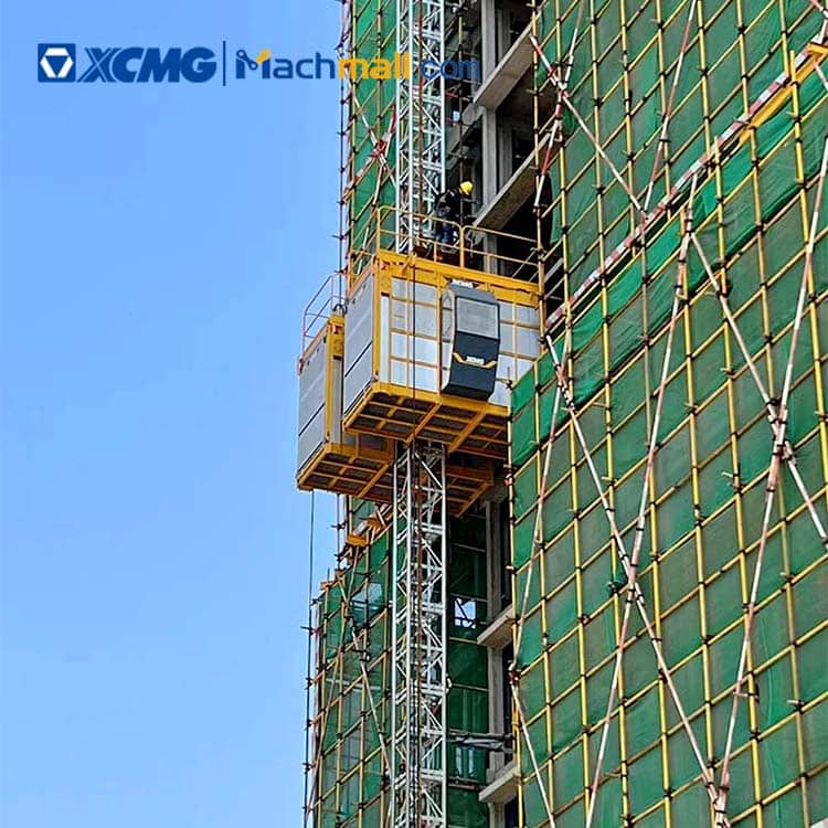 XCMG Official Building Lifting Elevator Hoist SC200/200FS1 Double Cage construction lifter For Sale