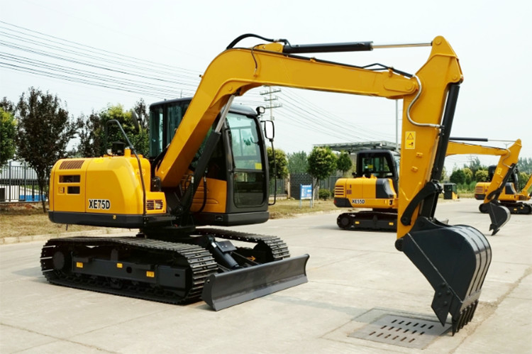 XCMG XE75D crawler excavator 7 ton excavator machinary for sale