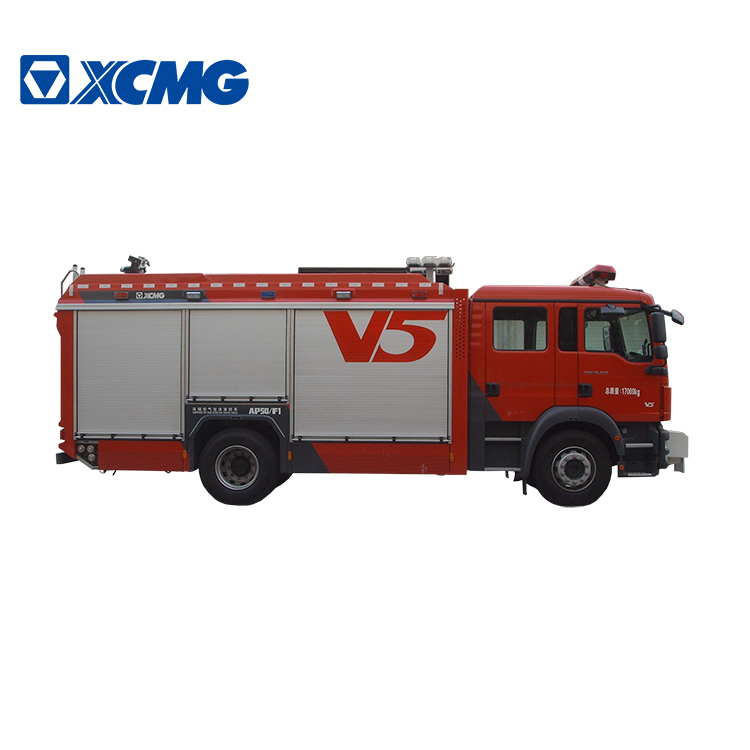 XCMG 4x2 AP50F1 compressed water and foam fire fighting truck price