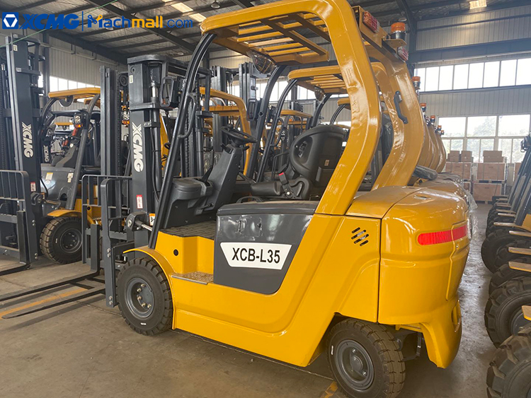 XCMG new 3.5 ton lithium battery forklift XCB-L35 with 2m mast height price