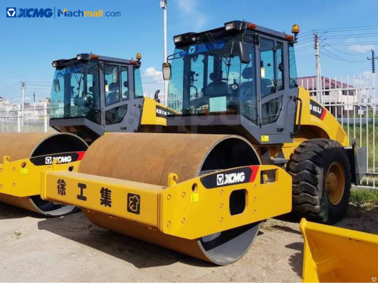 16ton XCMG single drum road roller XS163J price