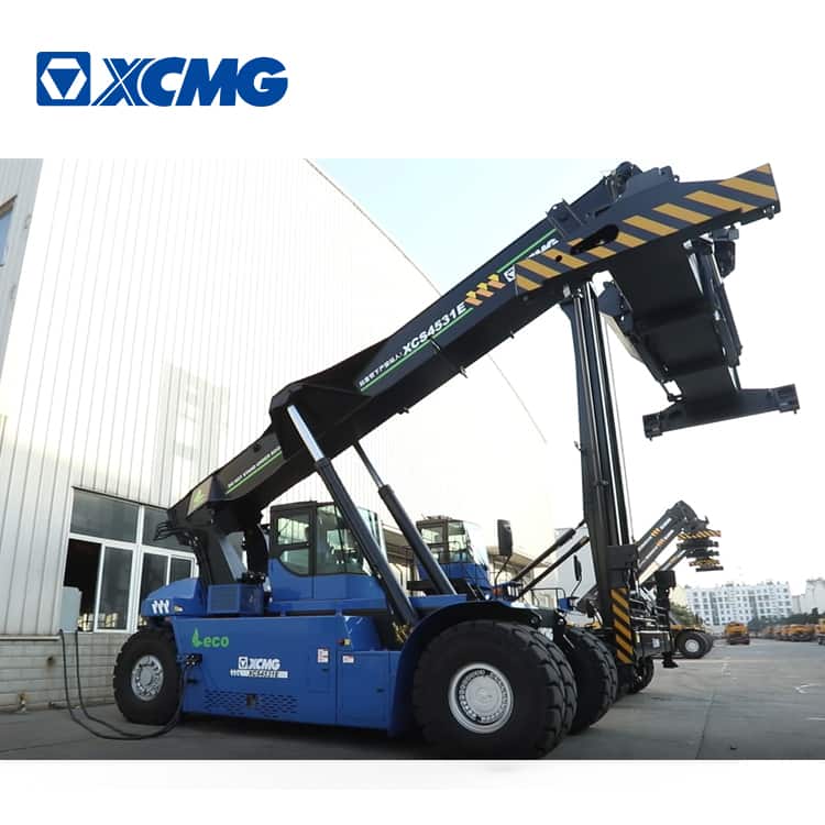 XCMG official XCS4531E port machinery electric 45 ton reach stacker for containers price