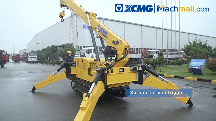 XCMG 6 ton mini crawler spider cranes ZQS125-5 price