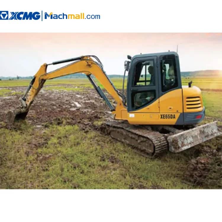 XCMG official XE60DA 6.5 ton mini excavator machine for sale