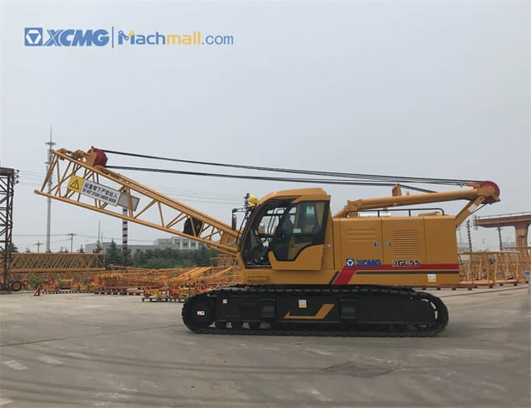 XCMG 55 ton crawler crane XGC 55 with catalog PDF