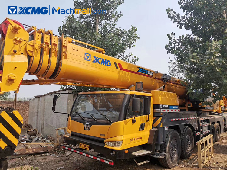 XCMG 100 ton XCT100 cheap mobile truck crane machines on sale