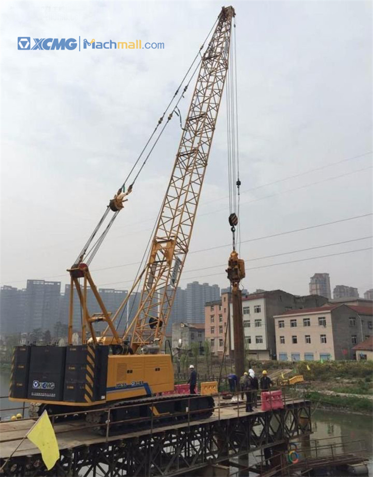 XCMG 55 ton crawler crane XGC 55 with catalog PDF